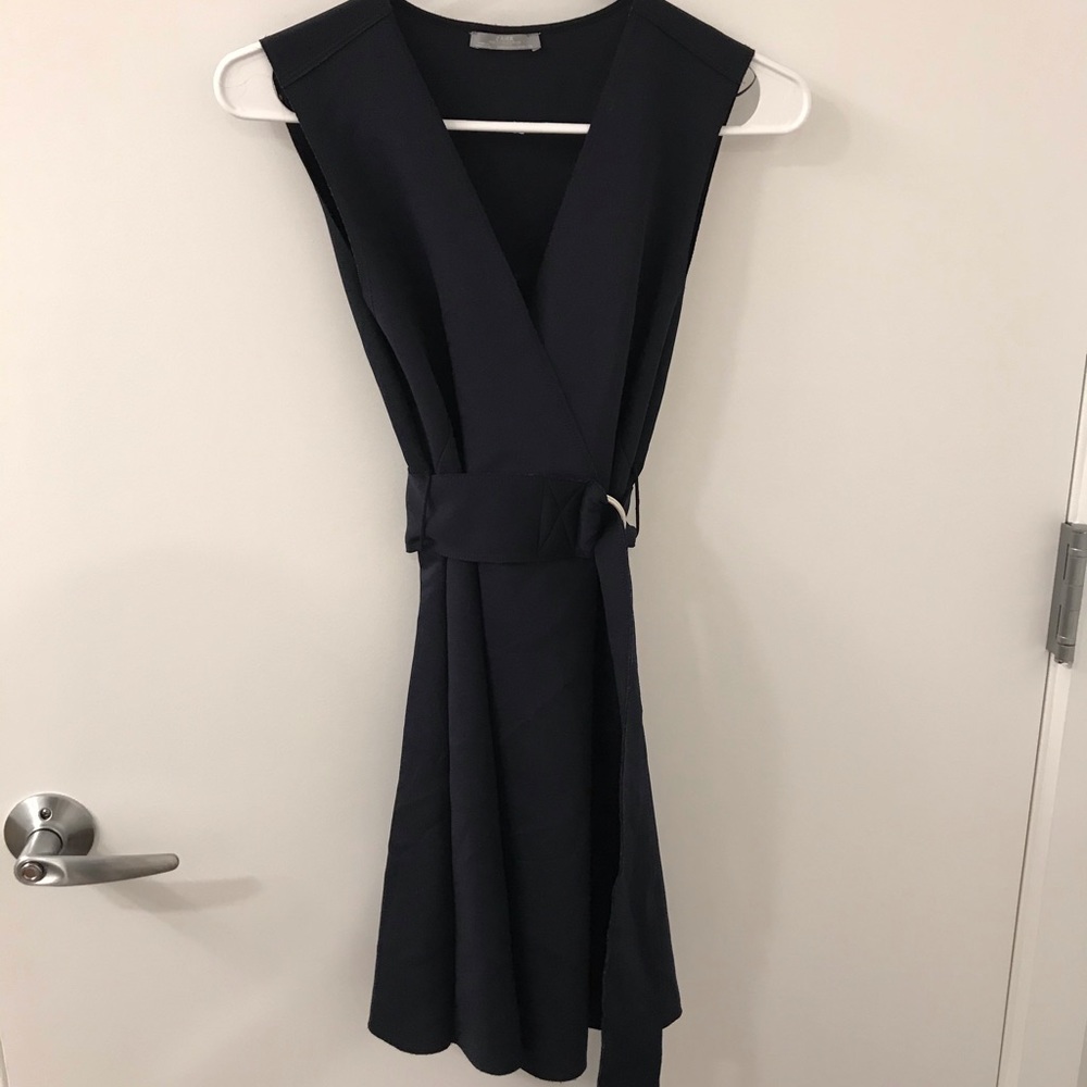 Navy Neoprene Zara Dress - size M - never worn